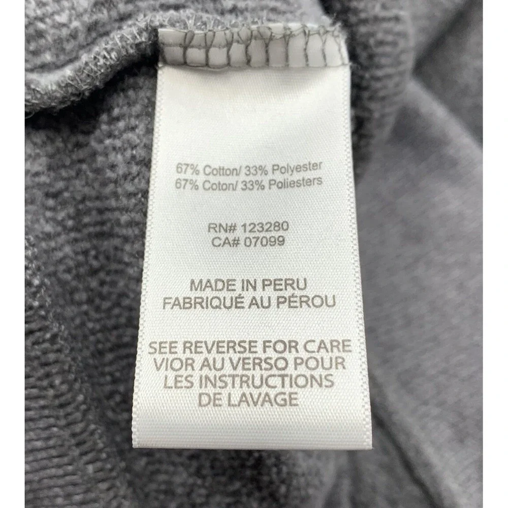 Travis Mathew Sweater Mens Large L Gray Golf Pullover Fleece Lined Collared Dad